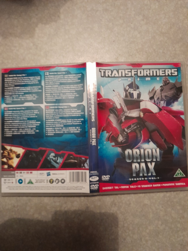 Transformers dvd,piirretty