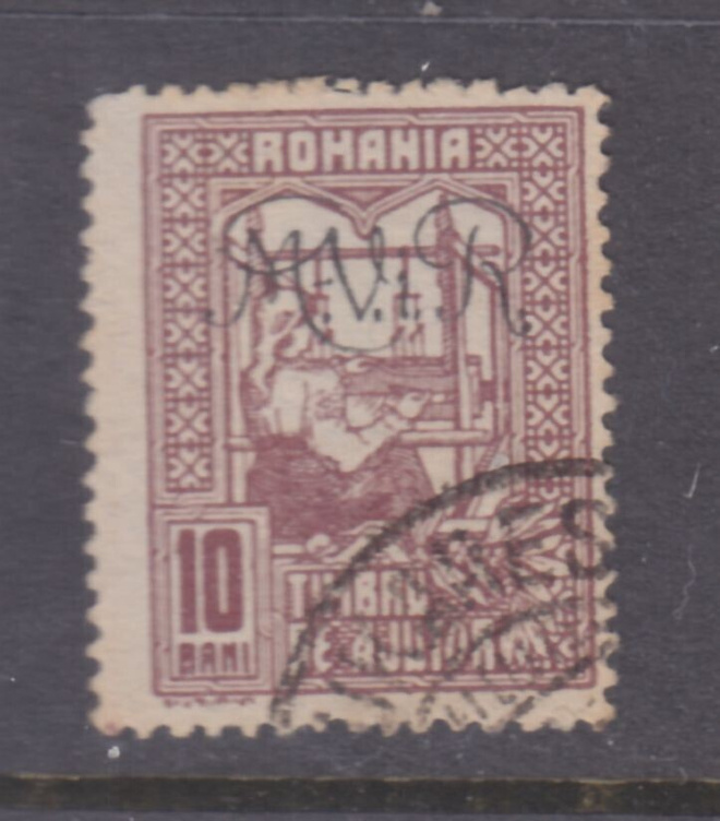 Saksa WW1 Saksan posti Romaniassa sotaveromerkki 10B