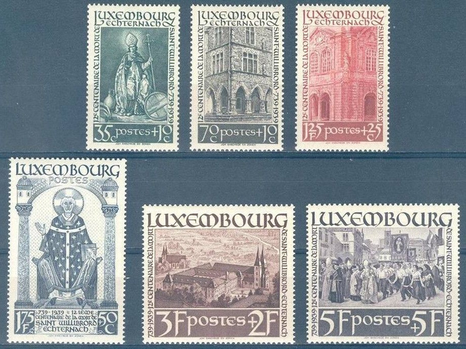 (S0585) LUXEMBOURG, 1938 (Abbey at Echternach). MNH**