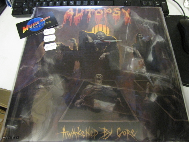 AUTOPSY-AWAKENED BY GORE 2LP KAIKKI LIITTEET  UUSI