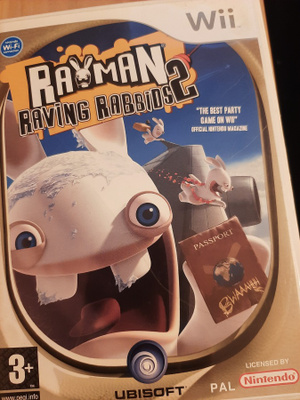 Wii Rayman Raving Rabbids 2 CIB