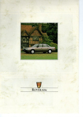 Rover 820e -esite 80-luvun lopusta