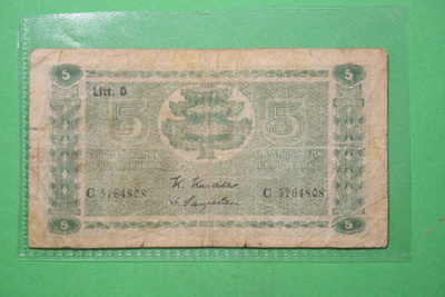 5 Markkaa 1922
