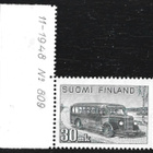 1947 M-30 Postiauto 30 mk harmaa ** Lape 327 a VSP Lm6 - pikkukuva 2