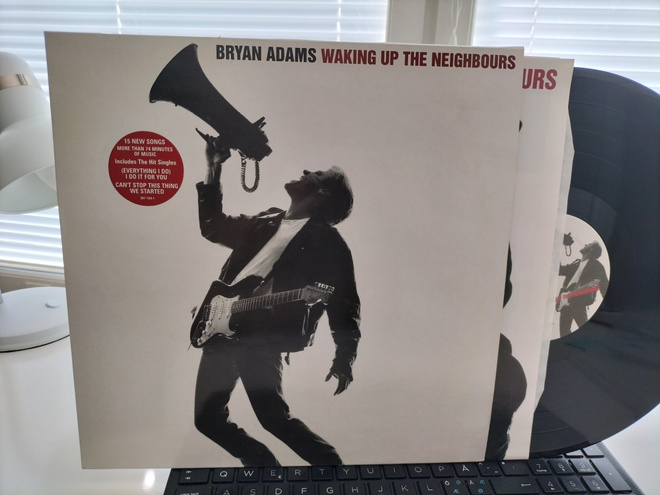 BRYAN ADAMS, Waking up the neighbours, 2LP HOL -91 UPEA !!