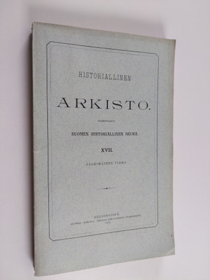 Historiallinen arkisto 17, 2