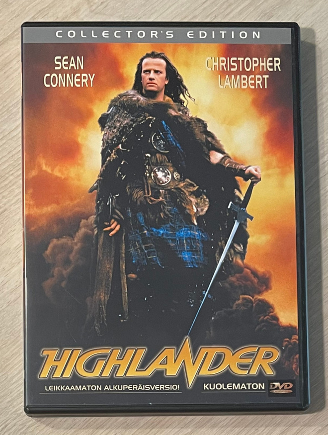 HIGHLANDER - kuolematon (1986) Sean Connery