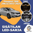 Peugeot 308 (T9) Sisätilan LED-sarja 12-osainen - pikkukuva 1