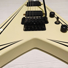 Spira Guitars V-420 FR Antique White Pinstripe - pikkukuva 5