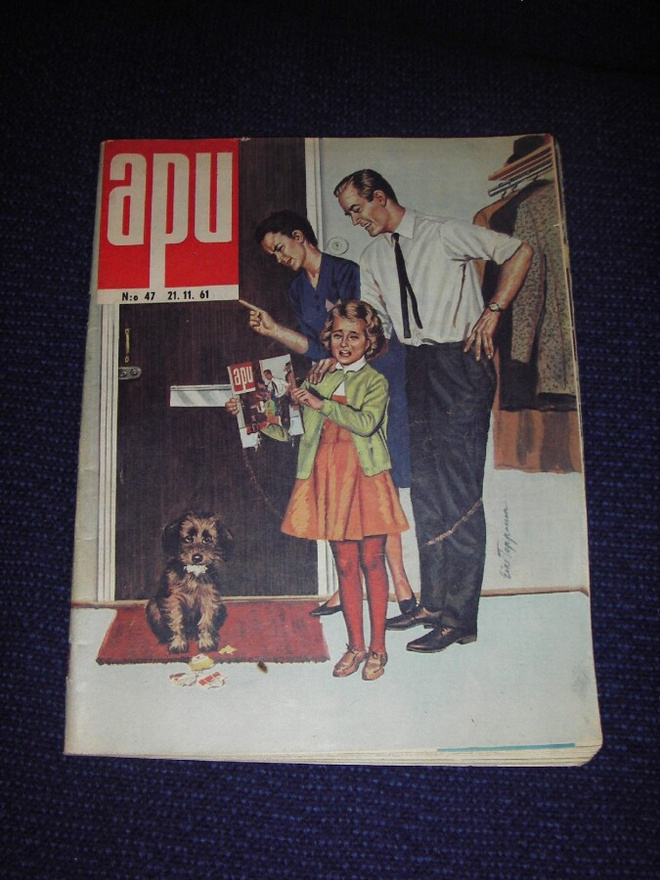 Apu 47 / 1961, mm. Väinö Linnan lapsuus