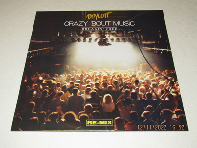 *12"Single* BOYCOTT Crazy 'bout Music / Breakin' Free