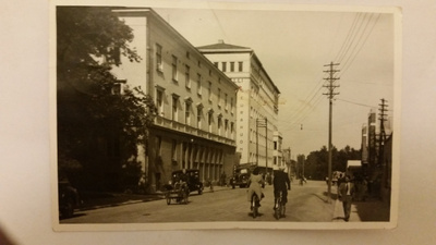 Kokkola Rantakatu, V. 1960 kulkenut mustavalkoinen kortti