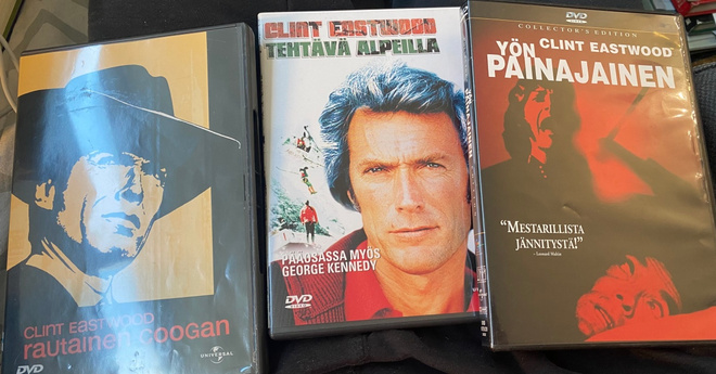 Clint Eastwood x 3 thrilleriä dvd