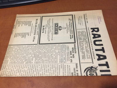 RAUTATIELÄINEN LEHTI 9/1944
