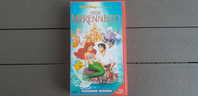 VHS: Pieni Merenneito (Walt Disney 1989)