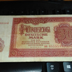 Germany Saksa 50 mark 1955 P20 F+ - pikkukuva 1