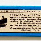 Vanha Kermath-moottorin mainos magneettina * 20-luku - pikkukuva 1