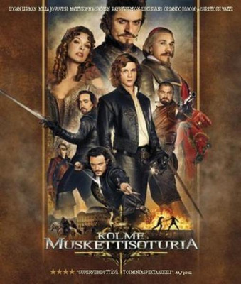 KOLME MUSKETTI SOTURIA (Christoph Waltz, Orlando Bloom)