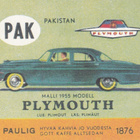 AUTOKORTTI - PLYMOUTH MALLI 1955 - pikkukuva 1