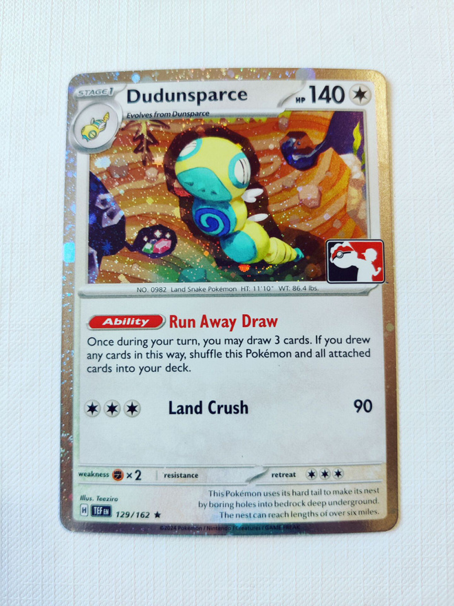 Dudunsparce Holo - Prize Pack Series 7
