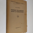 Eelis Gideon Gulin : Vanhan testamentin synty ja kokoonpa... - pikkukuva 1