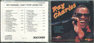 RAY CHARLES . CD-LEVY . I CAN´T STOP LOVING YOU