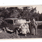 VANHA Valokuva UPEA Auto 1920-l 6 x 8,5 cm - pikkukuva 1
