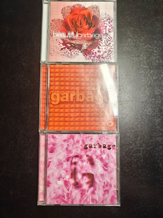 Garbage 3 x CD paketti