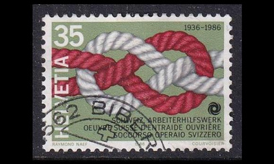 Sveitsi 1308 o Työntekijöiden avustusjärjestö 50v (1986)