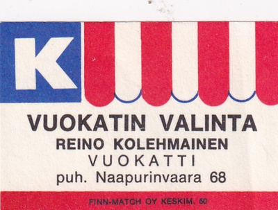 Vuokatti, Vuokatin Valinta, Reino Kolehmainen   b585