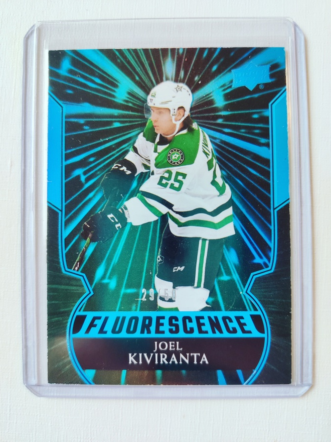 Joel Kiviranta - 20-21 UD Fluorescence Blue /50
