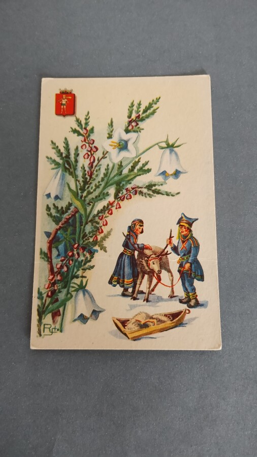 Lappi KORTTI  Kansallispuku  Paletti  1970-luku