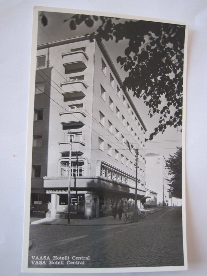 VANHA Postikortti Vaasa1950-luku Alkup.Mallikappale