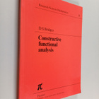 D. S. Bridges : Constructive functional analysis - pikkukuva 1