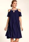 uusi cold shoulder -mekko 46-48 - pikkukuva 2