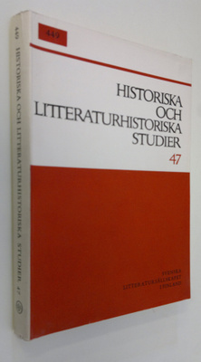 Torsten Steinby : Historiska och litteraturhistoriska stu...