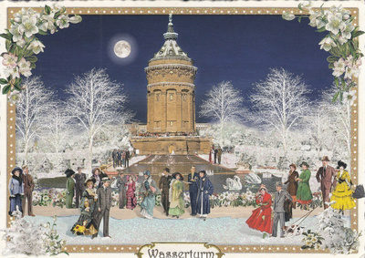 Mannheim vesitorni (Tausendschön-kortti)