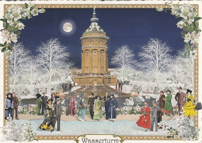Mannheim vesitorni (Tausendschön-kortti)