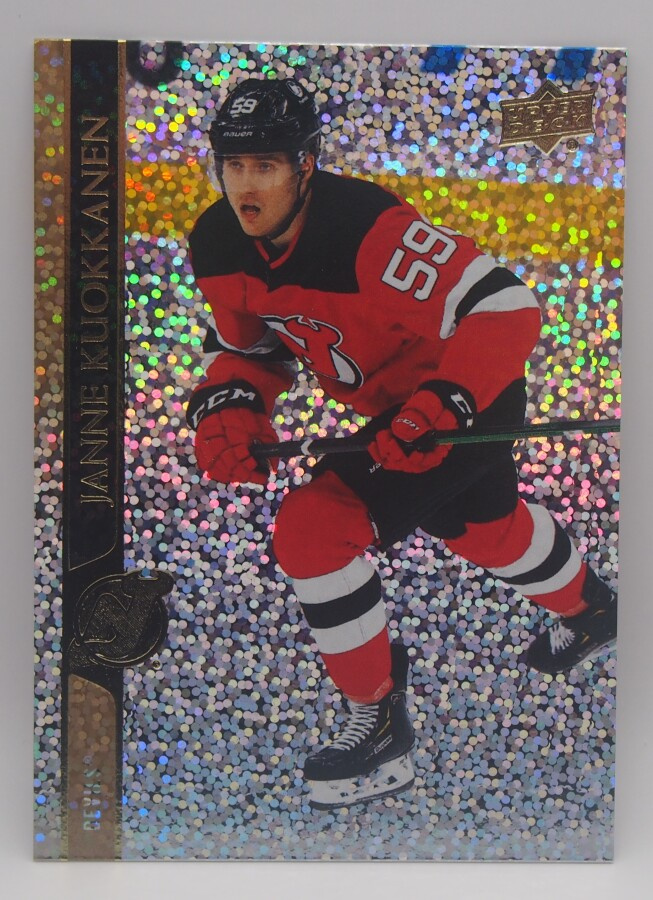 2020-21 Upper deck Speckled Rainbow foil Janne Kuokkanen