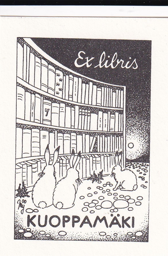 Ex Libris,  Kuoppamäki   b565