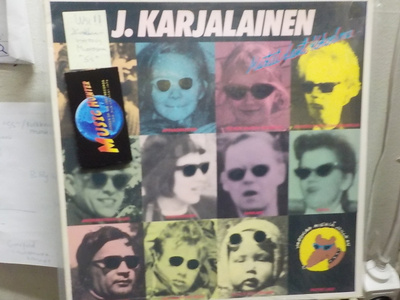 J. KARJALAINEN & MUSTAT.. KOKOELMA UUSI "SS" LP -83 1.painos