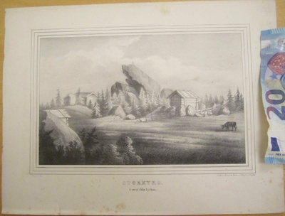 VANHA Gravyyri Knutson Isokyrö 1840-l von Adler Dietze