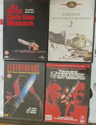Teksasin moottorisahamurhaaja 1-4 (paketti)