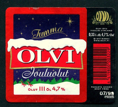 OLVI Tumma Jouluolut 0.33 cl