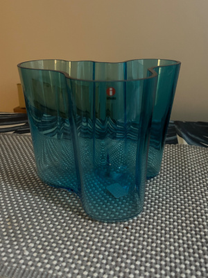 Iittala Aalto turkoosi maljakko