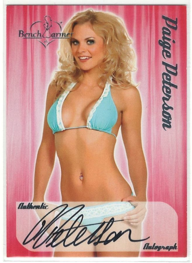 Bench Warmer 2006 Autograph Paige Peterson nimmari