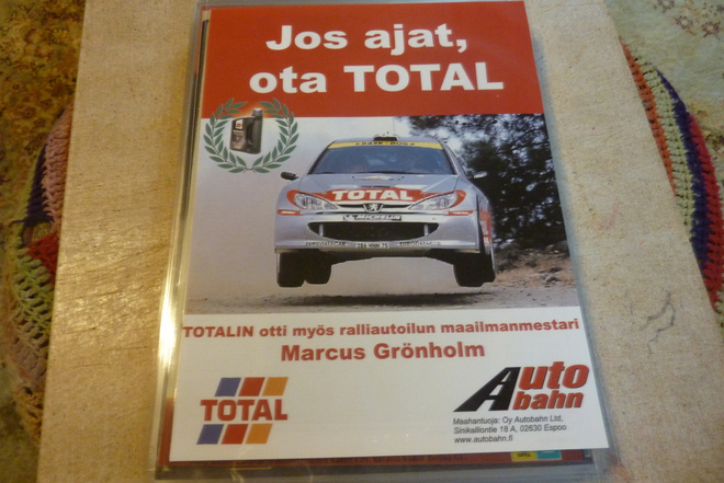 Total Grönholm Peugeot rallimainos -01