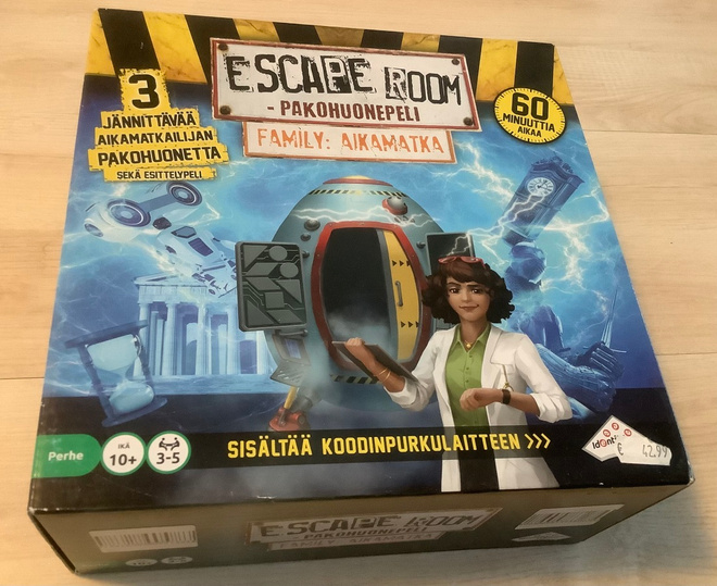 Pakohuonepeli Escape room