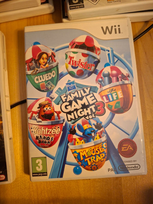 Wii Hasbro Family Game Night Vol 3 CIB