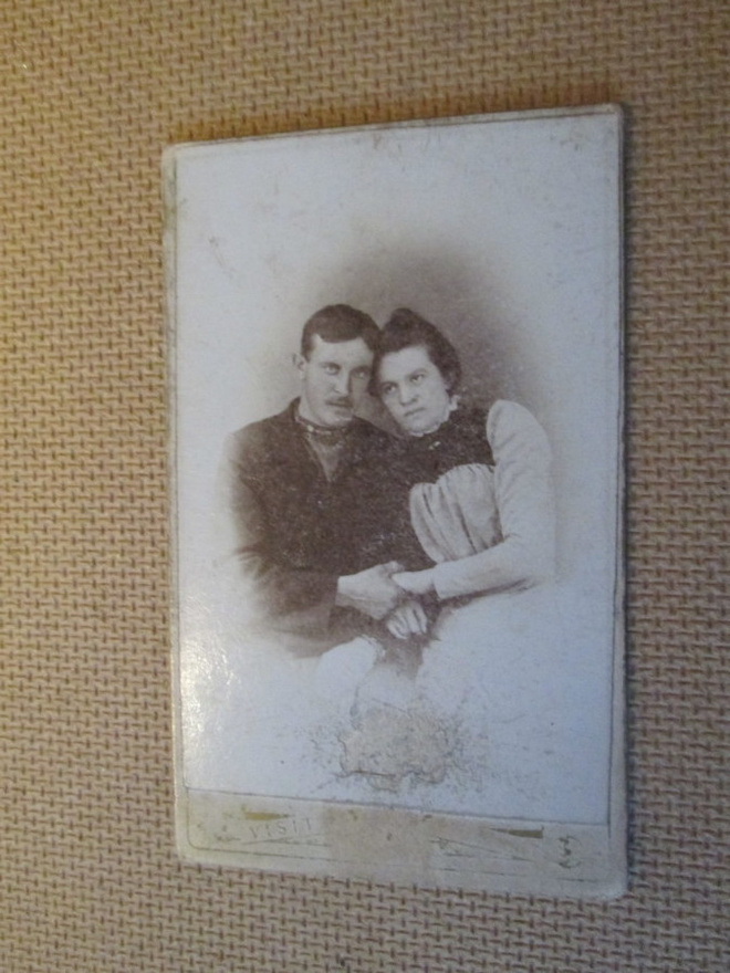pieni vintage pahvivalokuva